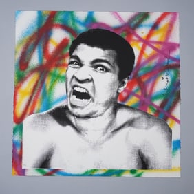 Mr. Brainwash (French b. 1966) Legendary Ali, Print