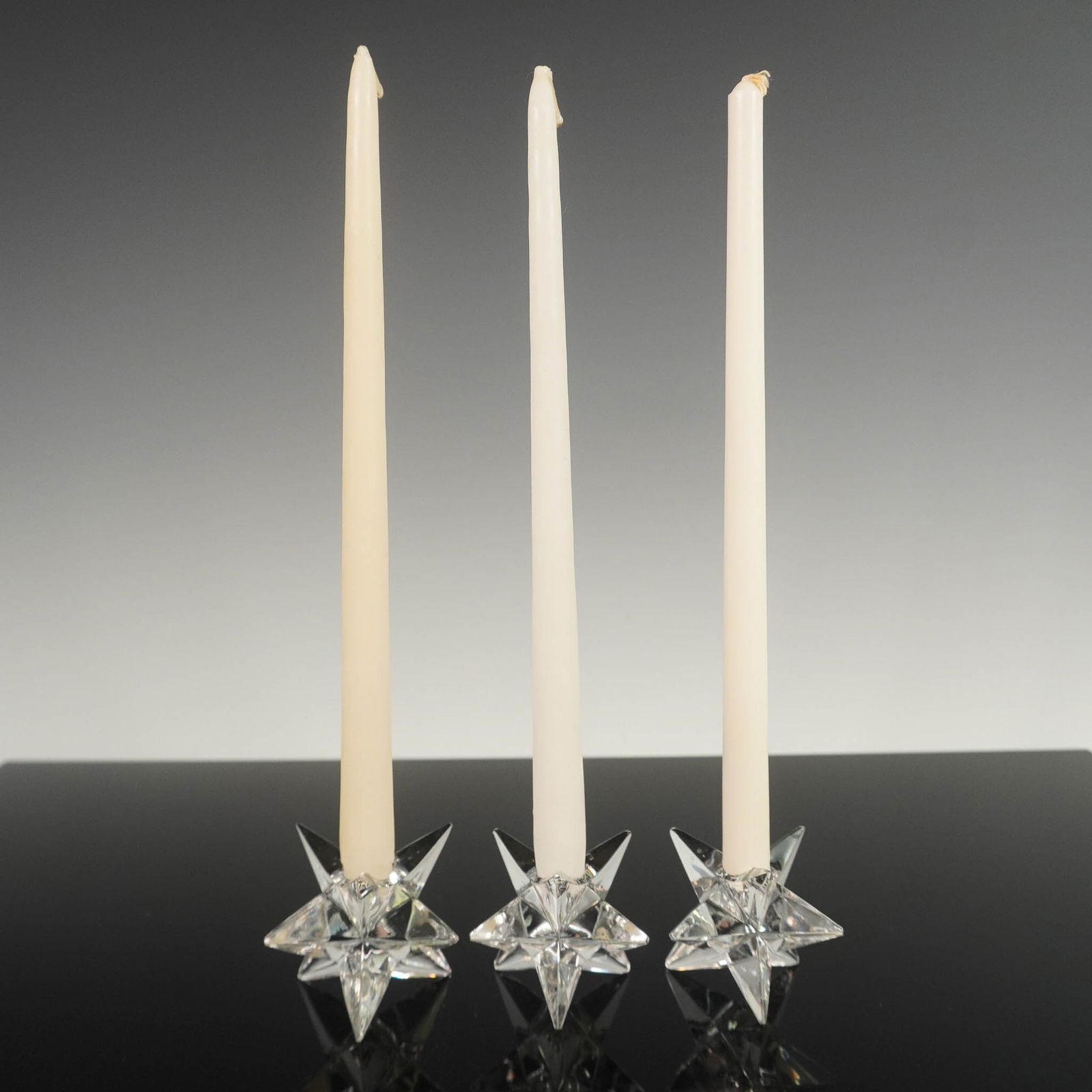 Rosenthal Studio-Line Crystal Star Candle Holders (1 of 7)