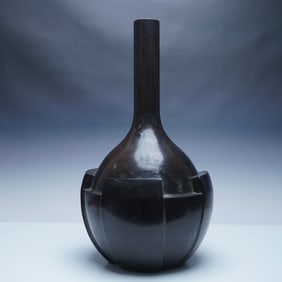 Bronze Petal Vase by Thomas Pheasant