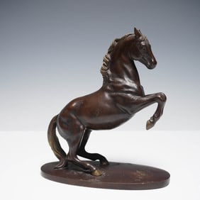 Gorham Bronze Lipizzan Horse Sculpture 1994