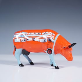 Westland Giftware CowParade Figurine, CowBus by Annabel Church Smith