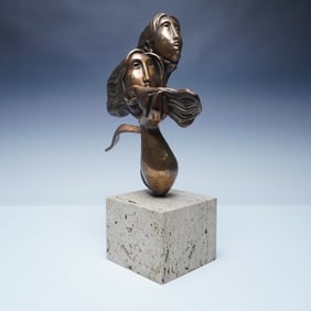 Alvar Sunol Bronze Sculpture, Pareja, Limited Edition 14/90