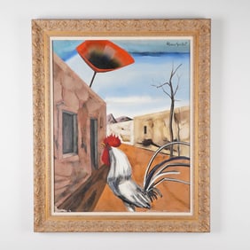 Alvaro Guillot, Original Oil on Canvas, Le Jour Se Leve, Signed