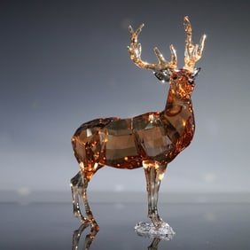 Swarovski Crystal Figurine, Alexander Stag