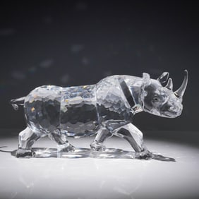 Swarovski Crystal Figurine, The Rhinoceros