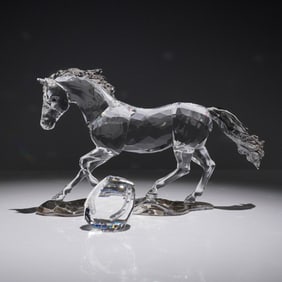 Swarovski SCS Esperanza Horse with Plaque and Box