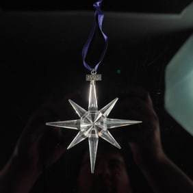 Swarovski 1995 Annual Edition Star Ornament with Box