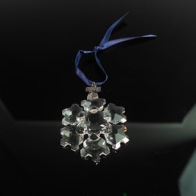 Swarovski Crystal 1994 Annual Edition Snowflake Ornament with Box