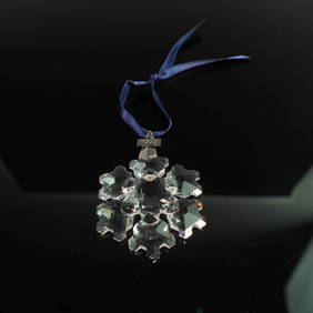 Swarovski Crystal 1994 Annual Edition Snowflake Ornament with Box (1 of 4)