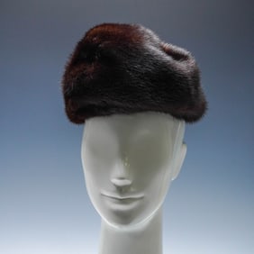 Lilly Dache for Bonwit Teller Mink Fur Hat