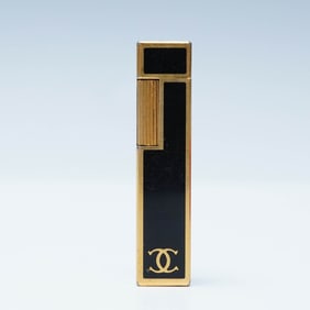 Cartier Black and Gold Butane Lighter