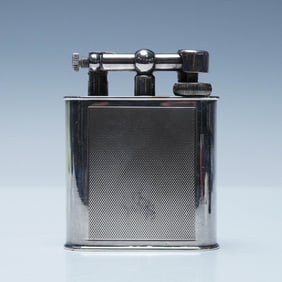 Dunhill Silver-Tone Flask Lighter