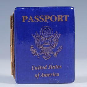 Sinclair Limoges US Passport Treasure Box