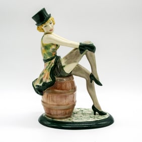 Kevin Francis Ceramic Art Deco Figurine, Marlene Dietrich