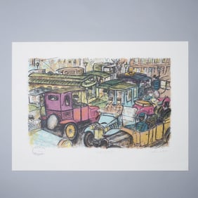 Edward Plunkett Vampire Traffic Jam, Limited Edition Print