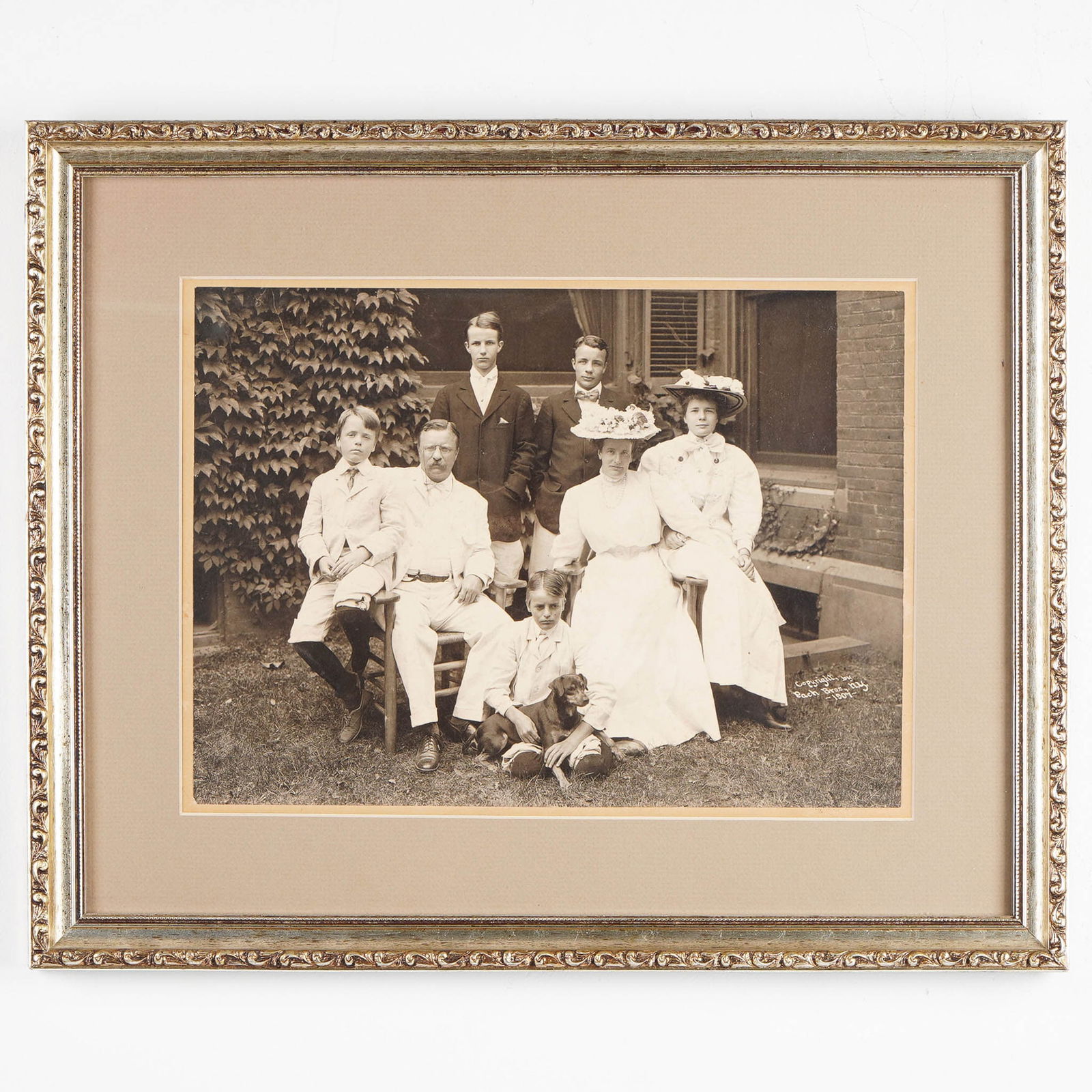 Original Antique Silver-Gelatin Print of Theodore Roosevelt and His Family (1 of 6)