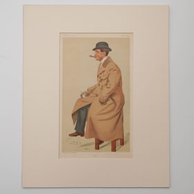 Vanity Fair Color Lithograph on Paper, Phil by Spy, 1895