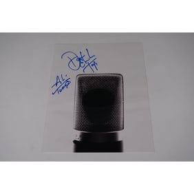 Autographs by Dennis Edwards & Ali-Ollie Woodson