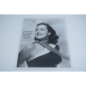 Dorothy Lamour Autographed Vintage Photograph