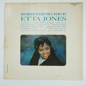 Etta Jones Something Nice Jazz Vocal Vinyl LP, Preview Copy