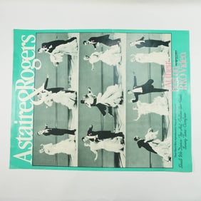 Astaire & Rogers RKO Video Promotional Poster