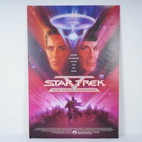 Star Trek V The Final Frontier Original Movie Poster, 1989