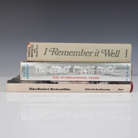 3pc Vintage Hollywood Film Books, Movie Stars & Directors