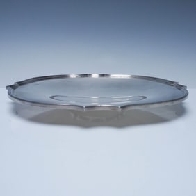 EPNS Silver-Plated Scalloped Edge Tray