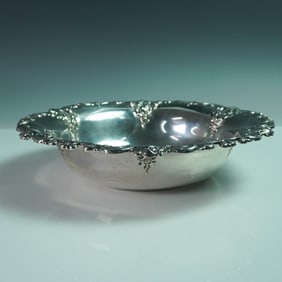 Wallace Sterling Silver Monogramed Bowl, Grande Baroque