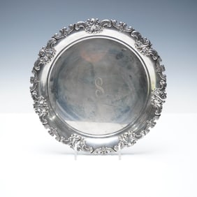 Wallace Sterling Tray, Baroque Grande