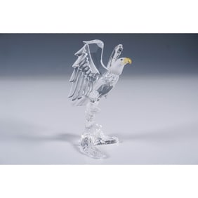 Swarovski Crystal Bald Eagle Figurine