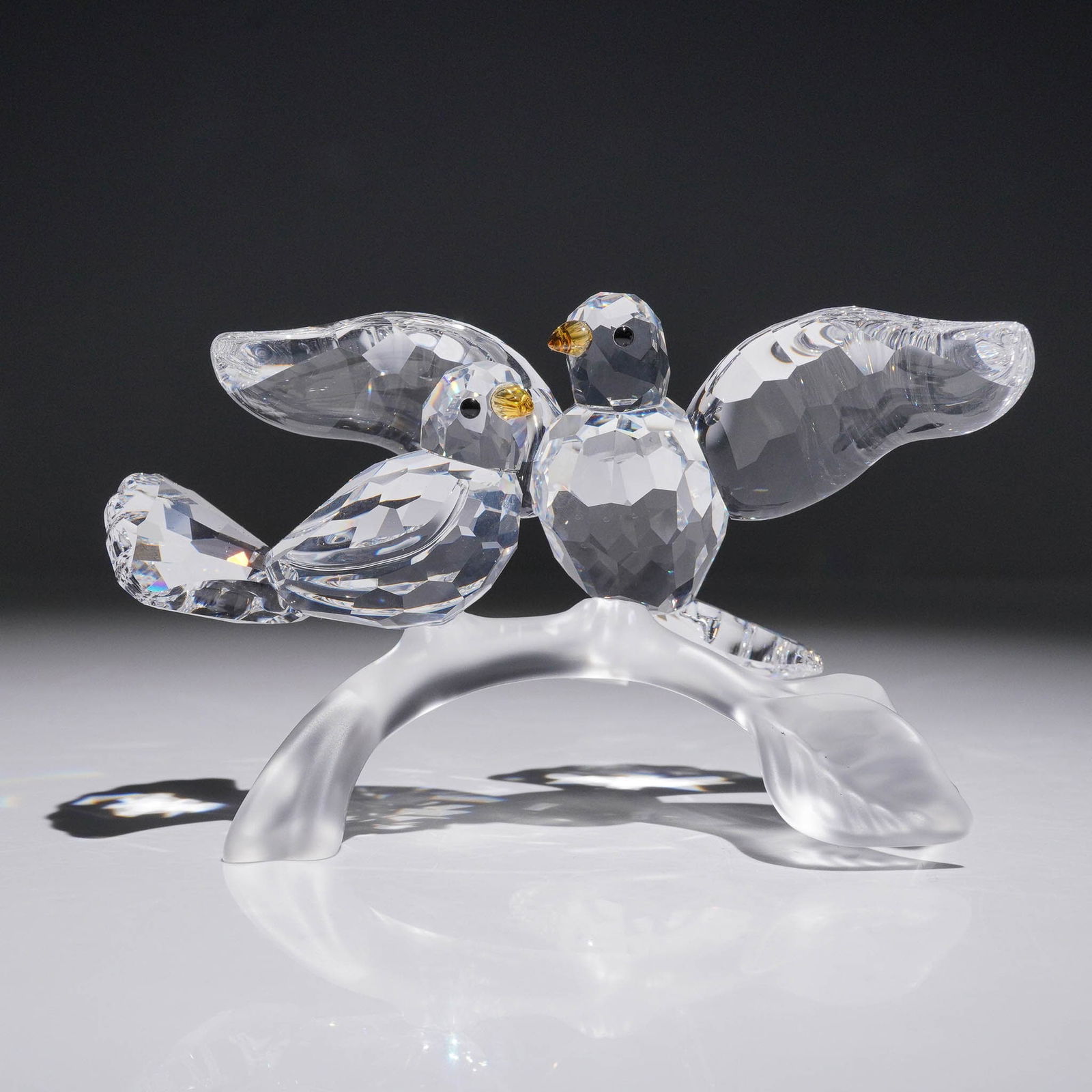 Swarovski Crystal Figurine, Turtledoves (1 of 6)