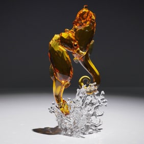 Swarovski Crystal Figurine, Paradise Fish Seahorse Couple