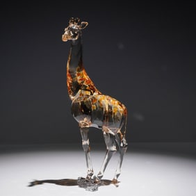Swarovski Crystal Figurine, Giraffe Mudiwa SCS 2018