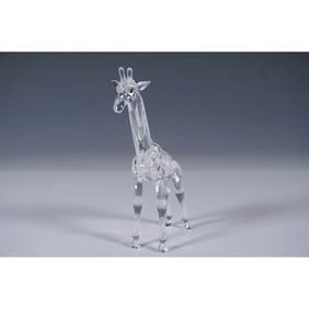 Swarovski Silver Crystal Baby Giraffe Figurine