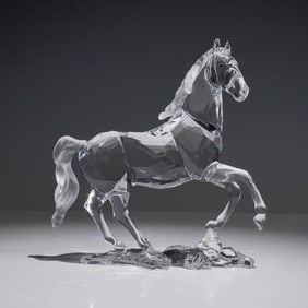Swarovski Crystal Figurine, Stallion