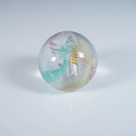 Caithness "Daydreams" Art Glass Paperweight, Scotland