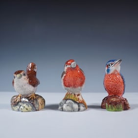 3pc Royal Doulton Animal Figurines, Birds Collection