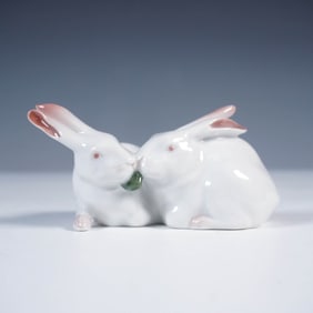 Royal Copenhagen Porcelain Figurine, Pair of Rabbits 518