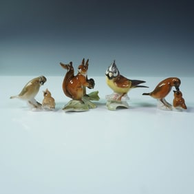 4pc Hutschenreuther Porcelain Animal Figurines
