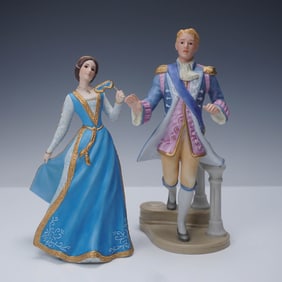 2pc Lenox Figurines, Juliet and Prince Charming