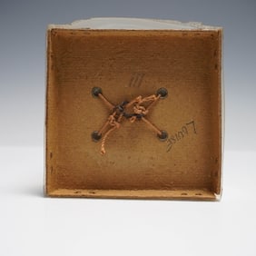 Dresden Art Figurine, Lady in Chair with Lace Dress