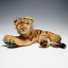 Steiff Plush Tiger Cat, Original Tag