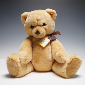 Steiff Plush Bear, Pepsy with Bag