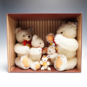 Steiff Teddy Bear Set, Collector's Edition 1982