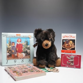 7pc Gund Bear with Steiff Collectible Ephemera Lot