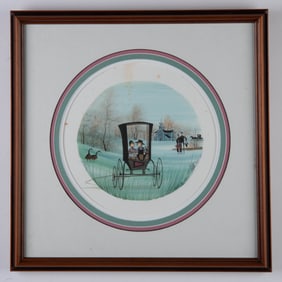 Patricia Buckley Moss, Color Print on Paper, Signed