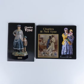 2pc Charles Vyse Collectors Art Books