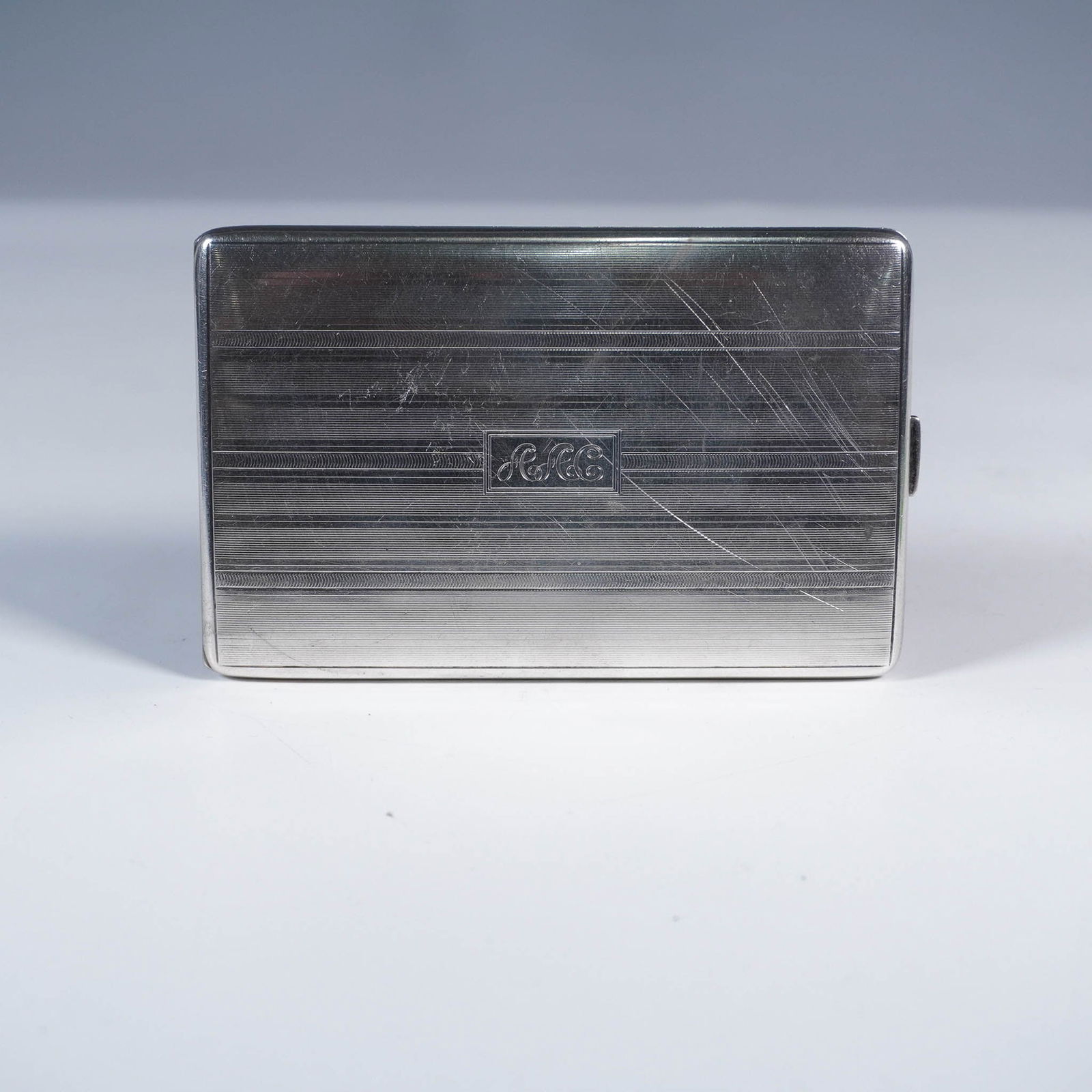 Sterling Silver Engine Turned Case (1 of 4)