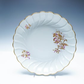 Chamart Limoges Porcelain Floral Gilt Bowl